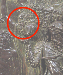 Рис. 10. Челлини, Бенвенуто (1500-1571). «Спасение Андромеды». Барельеф, бронза. Площадь Сеньории, Флоренция.
