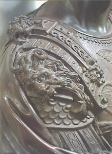 Рис. 11. Челлини, Бенвенуто (1500-1571). «Бюст Герцога Козимо Первого, Медичи». Бронза. Музей Барджелло, Флоренция. Деталь.