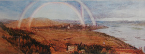 Ill. 5. Panorama by P. Piasecky, executed in his journey along the Siberian Railway during its construction. Princeva G. Sibirsky put’ Pavla Piaseckogo [Siberian way of Pavel Piasecky], State Hermitage, Saint Petersburg, 2011. P. 27, 45, 113.